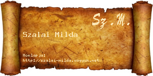 Szalai Milda névjegykártya
